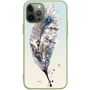 Phone case - casey Soft Flex Design - Folk & Dreamcatcher - Fairytale pen - khaki