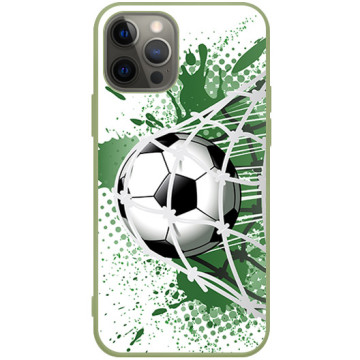 Phone case - casey Soft Flex Design - Football - Soccer football - khaki