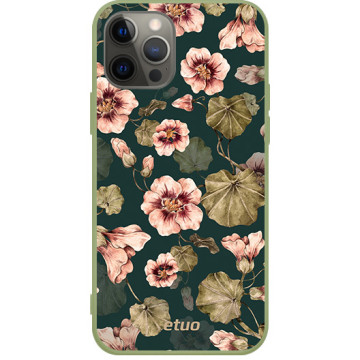 Etui na telefon - casey Soft Flex Design - Flora - Kasiags Flora Dark Pattern - khaki