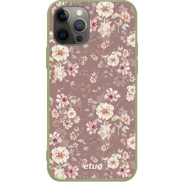 Etui na telefon - casey Soft Flex Design - Flora - Kasiags Pastell Flora - khaki