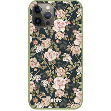Etui na telefon - casey Soft Flex Design - Flora - Kasiags Flora Meadow - khaki
