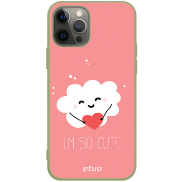 Phone case - casey Soft Flex Design - Forever Young - Cloud - khaki