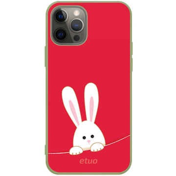 Phone case - casey Soft Flex Design - Forever Young - Case of Bunny - khaki