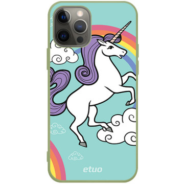 Phone case - casey Soft Flex Design - Forever Young - Case of the Unicorn - khaki