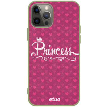 Phone case - casey Soft Flex Design - Forever Young - Princess - khaki