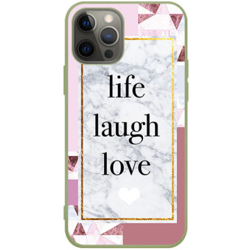 Phone case - casey Soft Flex Design - Chic Design - Love Marble - khaki