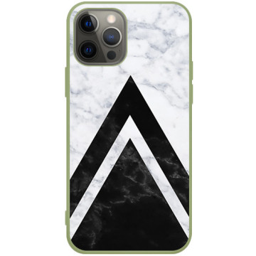 Phone case - casey Soft Flex Design - Geometric - Geometric marble - khaki