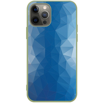 Phone case - casey Soft Flex Design - Geometric - Abstract Triangles - khaki