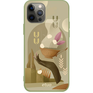Etui na telefon - casey Soft Flex Design - Autumn melancholy - Sandra Chojecka The flavors of autumn - khaki
