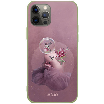 Etui na telefon - casey Soft Flex Design - Collages - Kamila Lenarcik A mysterious ballerina - khaki