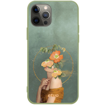 Etui na telefon - casey Soft Flex Design - Collages - Kamila Lenarcik Floral thoughts - khaki