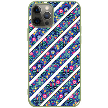 Phone case - casey Soft Flex Design - Folk - People theme - khaki