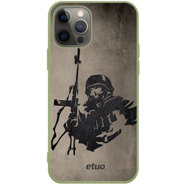 Phone case - casey Soft Flex Design - Military - Commando - khaki
