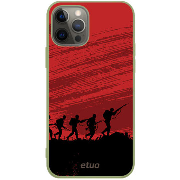 Phone case - casey Soft Flex Design - Military - War - khaki