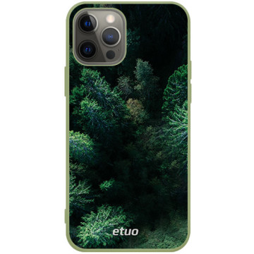Phone case - casey Soft Flex Design - Natural - Green Forest - khaki
