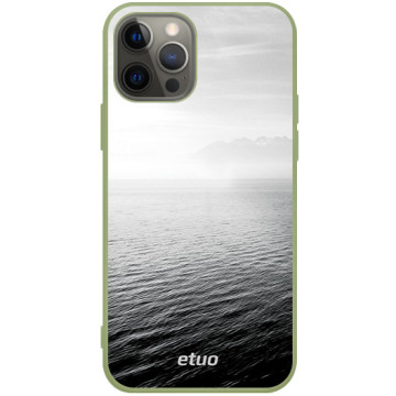 Phone case - casey Soft Flex Design - Natural - Pacific Ocean - khaki