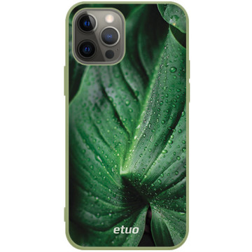 Phone case - casey Soft Flex Design - Natural - A drop of dew - khaki