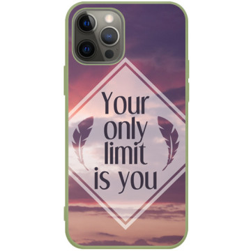 Phone case - casey Soft Flex Design - The sentence - No Limit - khaki
