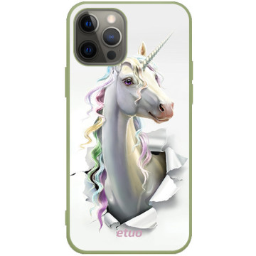 Phone case - casey Soft Flex Design - Unicorn - Unicorn - khaki