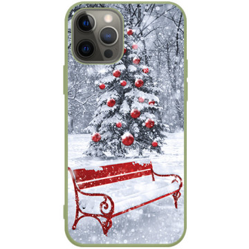 Phone case - casey Soft Flex Design - Christmas gift - Bench - khaki