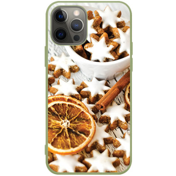 Phone case - casey Soft Flex Design - Christmas gift - Gingerbread - khaki