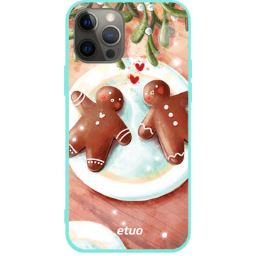 Etui na telefon - casey Soft Flex Design - Merry Christmas - Anna Maria Draws Sweet gingerbread - miętowy