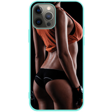 Phone case - casey Soft Flex Design - Gift for boyfriend - Fit girl - mint