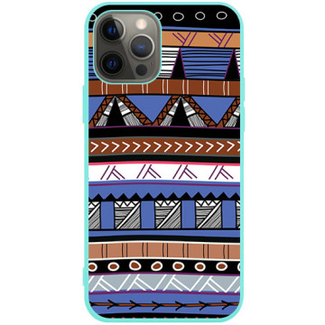 Phone case - casey Soft Flex Design - Folk & Dreamcatcher - Model ethno - mint
