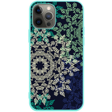 Phone case - casey Soft Flex Design - Folk & Dreamcatcher - Mandalas - mint