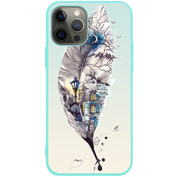 Phone case - casey Soft Flex Design - Folk & Dreamcatcher - Fairytale pen - mint