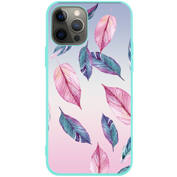 Phone case - casey Soft Flex Design - Folk & Dreamcatcher - Pastel list - mint