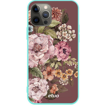 Etui na telefon - casey Soft Flex Design - Flora - Kasiags Fall Flora Pattern - miętowy