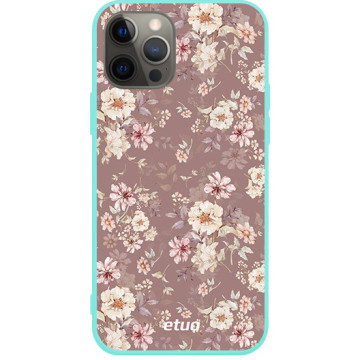 Etui na telefon - casey Soft Flex Design - Flora - Kasiags Pastell Flora - miętowy