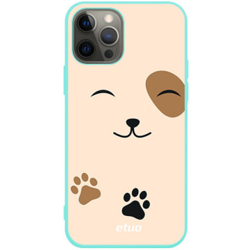 Phone case - casey Soft Flex Design - Forever Young - Case with a kitten - mint