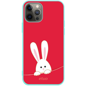 Phone case - casey Soft Flex Design - Forever Young - Case of Bunny - mint