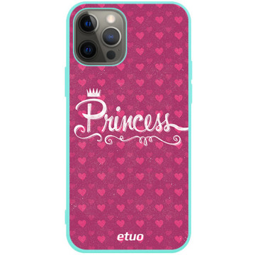 Phone case - casey Soft Flex Design - Forever Young - Princess - mint