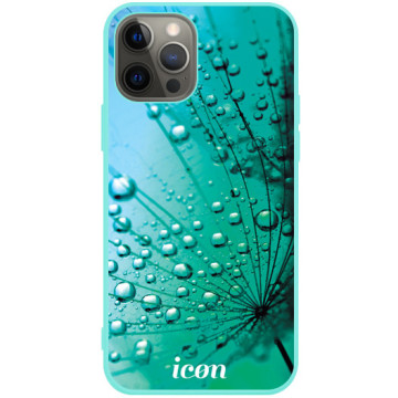 Phone case - casey Soft Flex Design - Icon Eco Style - Marine drops - mint