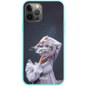 Etui na telefon - casey Soft Flex Design - Collages - Kamila Lenarcik Romantic full moon - miętowy