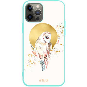 Etui na telefon - casey Soft Flex Design - Forest stories - Night guard - miętowy