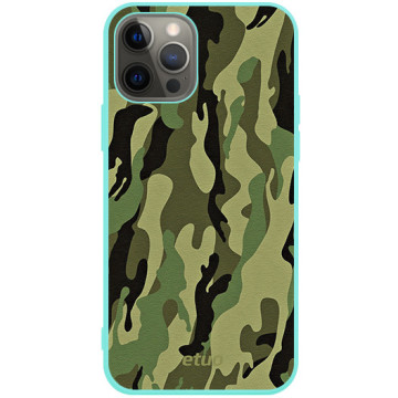 Phone case - casey Soft Flex Design - Military - Moro - mint