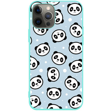 Phone case - casey Soft Flex Design - Panda - Stock of panda - mint