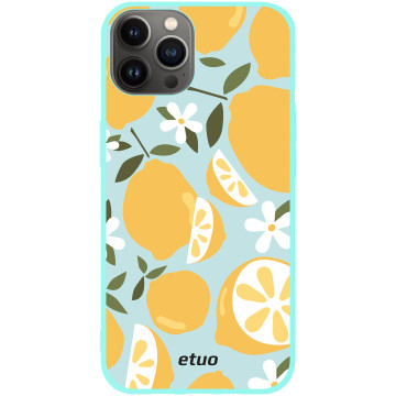 Etui na telefon - casey Soft Flex Design - Summer taste - monikaweronika.art Lemon - miętowy