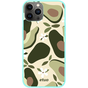Etui na telefon - casey Soft Flex Design - Summer taste - monikaweronika.art Avocado - miętowy