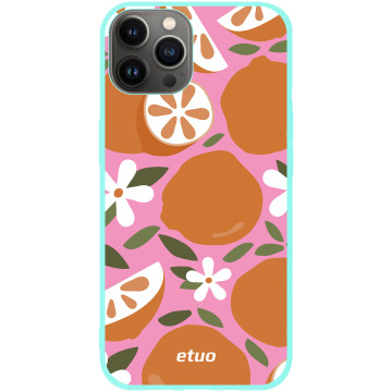 Etui na telefon - casey Soft Flex Design - Summer taste - monikaweronika.art Oranges - miętowy