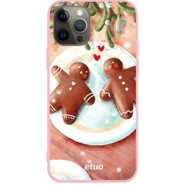 Etui na telefon - casey Soft Flex Design - Merry Christmas - Anna Maria Draws Sweet gingerbread - różowy