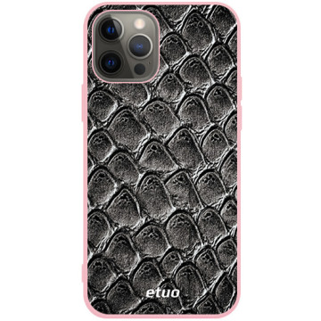 Phone case - casey Soft Flex Design - Animal Pattern - Crocodile effect - pink