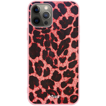 Phone case - casey Soft Flex Design - Animal Pattern - Pink leopard print - pink