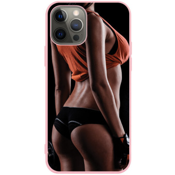 Phone case - casey Soft Flex Design - Gift for boyfriend - Fit girl - pink