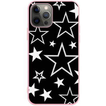 Phone case - casey Soft Flex Design - Black and white - Celebs - pink