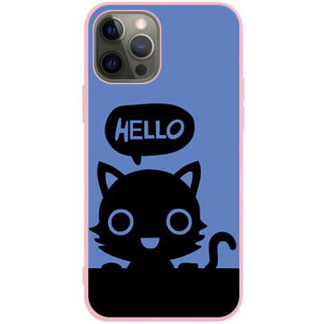 Phone case - casey Soft Flex Design - Case with cat - Hello kitty - pink